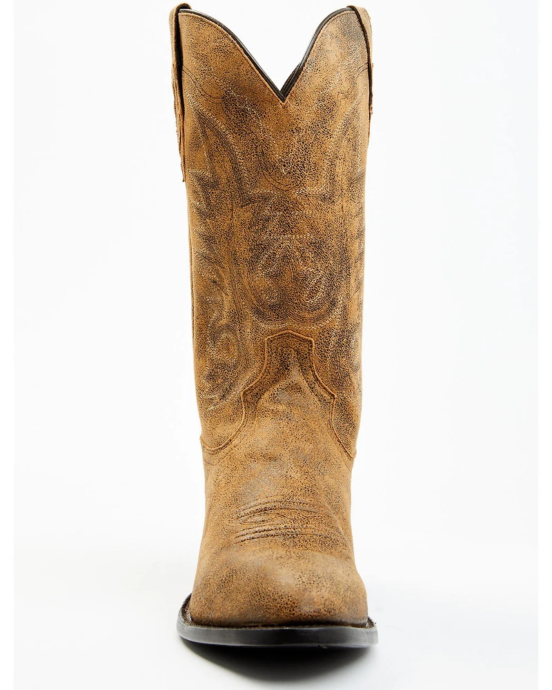 Tony Lama Men's Outpost Desert Goat Leather Western Boots - Round Toe