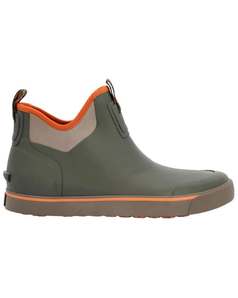Rocky Men's Dry-Strike Waterproof Pull On Deck Boots - Round Toe