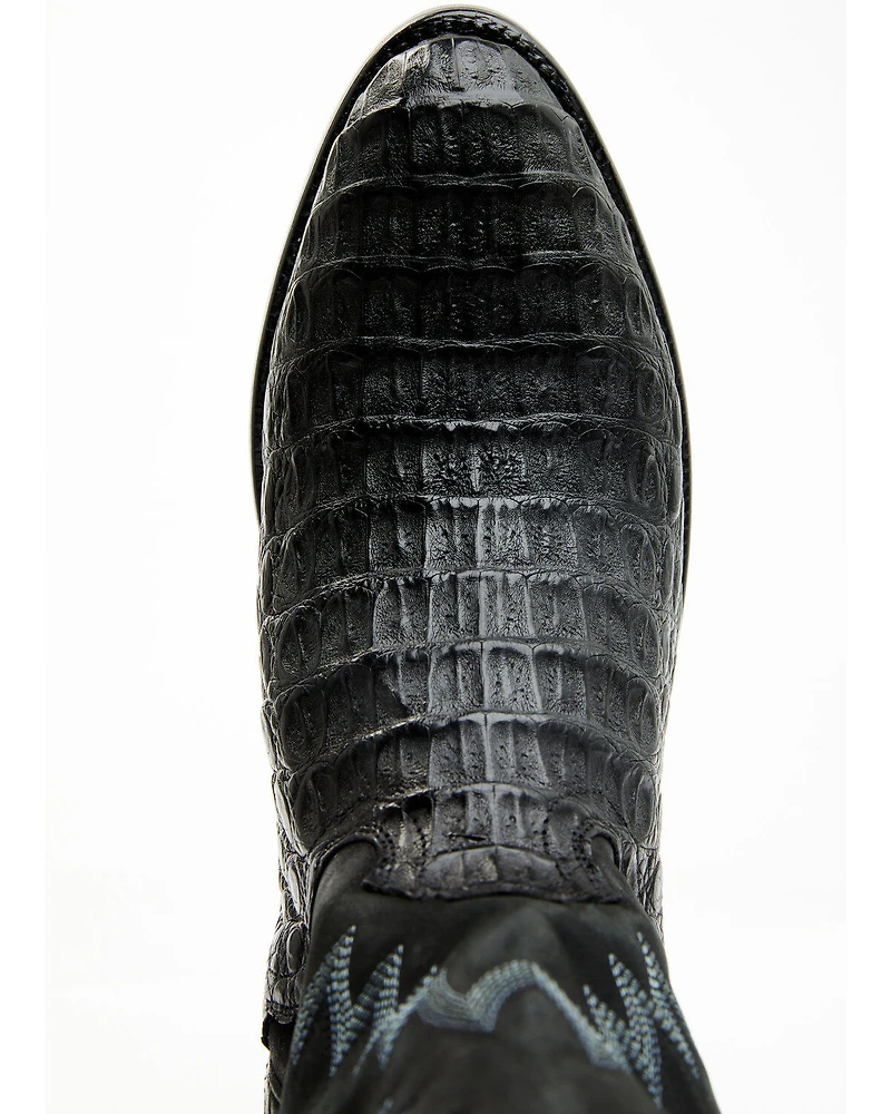 El Dorado Men's Exotic Caiman Western Boots - Round Toe