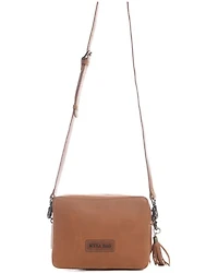 Myra Bag Women's Age Of The Steer Hand Tooled Crossbody Bag