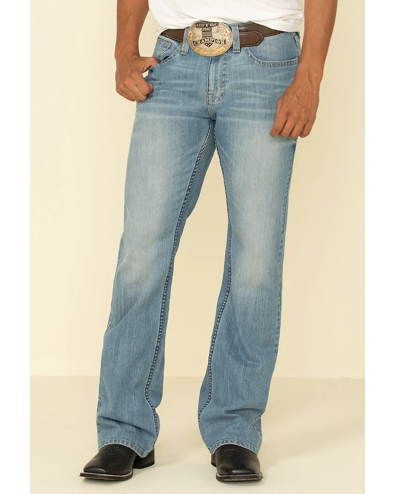 Cody James Men's Hamshackle Wash Duke Relaxed Bootcut Stretch Denim Jeans