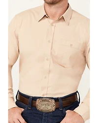 RANK 45® Men's Logo Long Sleeve Button-Down Performance Western Shirt