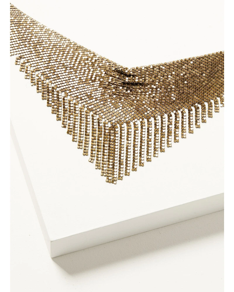 Wonderwest Women's Heidi Chain Mesh Necklace