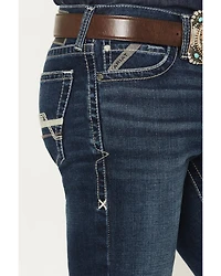 Ariat Men's M8 Hillcrest Matthew Dark Wash Modern Slim Straight Stretch Denim Jeans