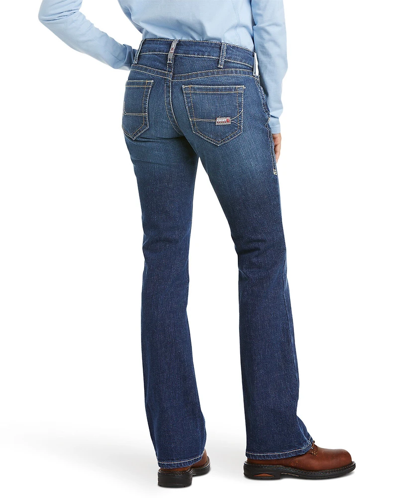 Ariat Women's Mid Rise Flame Resistant Boot Cut Jeans