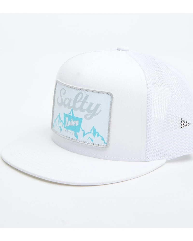 Salty Rodeo Men's Ice OG Logo Patch Trucker Cap
