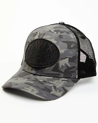 Hawx Men's Camo Print Oval Patch Ball Cap
