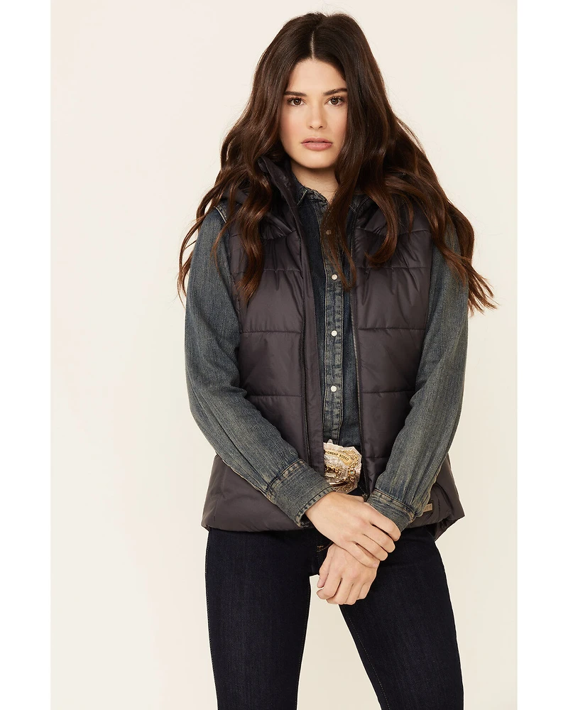 Ariat Women's Periscope Harmony Hooded Zip-Front Puffer Vest