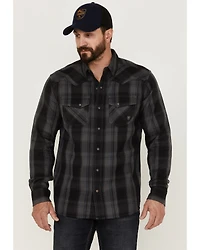 Ariat Men's Harrold Plaid Long Sleeve Snap Western Flannel Shirt