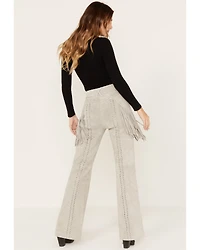 Wonderwest Women's Leather Fringe Pants