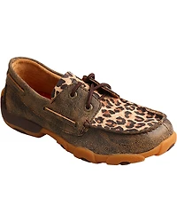 Twisted X Kids' Leopard Printed Moccasins