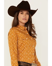 Wrangler Retro Women's Printed Long Sleeve Snap Western Shirt