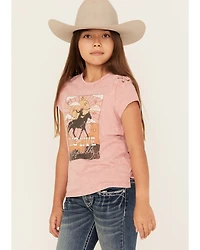 Shyanne Girls' Long Live Cowgirls Short Sleeve Graphic Tee
