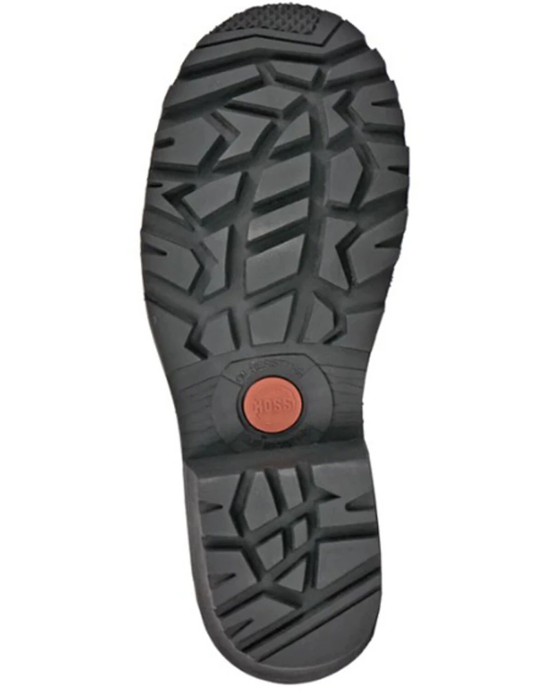 Hoss Men's 8" Cross Cut Waterproof Logger Work Boots - Composite Toe