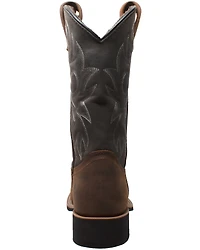 Ad Tec Men's Brown Western Work Boots - Soft Toe