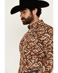 RANK 45® Men's Hopewood Abstract Southwestern Print Long Sleeve Button-Down Stretch Western Shirt