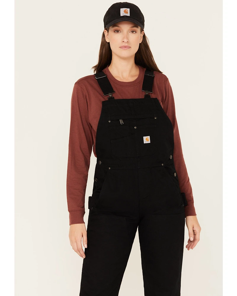 Carhartt Women's Relaxed Fit Washed Duck Insulated Bib Overalls