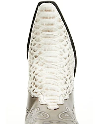 Tony Lama Women's Boot Barn Exclusive Exotic Python Tall Western Boots - Snip Toe
