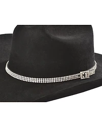 Clear Rhinestones Hat Band