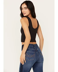 By Together Women's Seamless V Neck Tank Top
