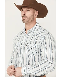 Cinch Men's Striped Long Sleeve Snap Western Shirt