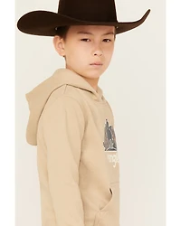 Wrangler Boys' Desert Cowboy Graphic Hooded Sweatshirt
