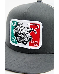 Lazy J Ranch Men's Mexico Flag Elevation Patch Mesh-Back Ball Cap