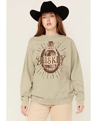 Rock & Roll Denim Women's Whiskey Graphic Sweatshirt