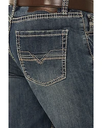 Rock & Roll Denim Men's Cannon Medium Wash Bootcut Stretch Jeans