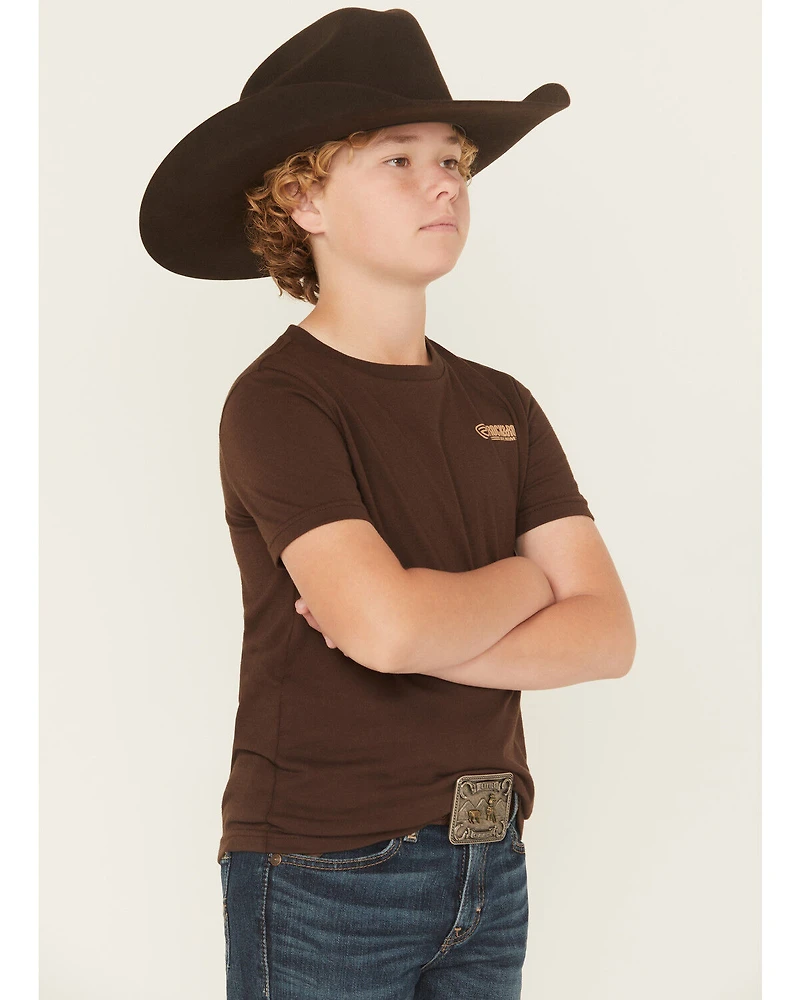 Rock & Roll Denim Boys' Bronco Rider Short Sleeve Graphic T-Shirt