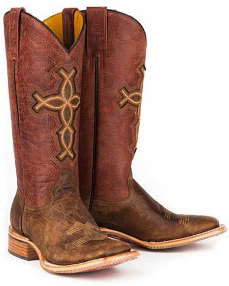 Tin Haul I Believe Cowgirl Boots - Square Toe