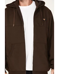 Hawx Men's Logo Quilted Hooded Zip Jacket