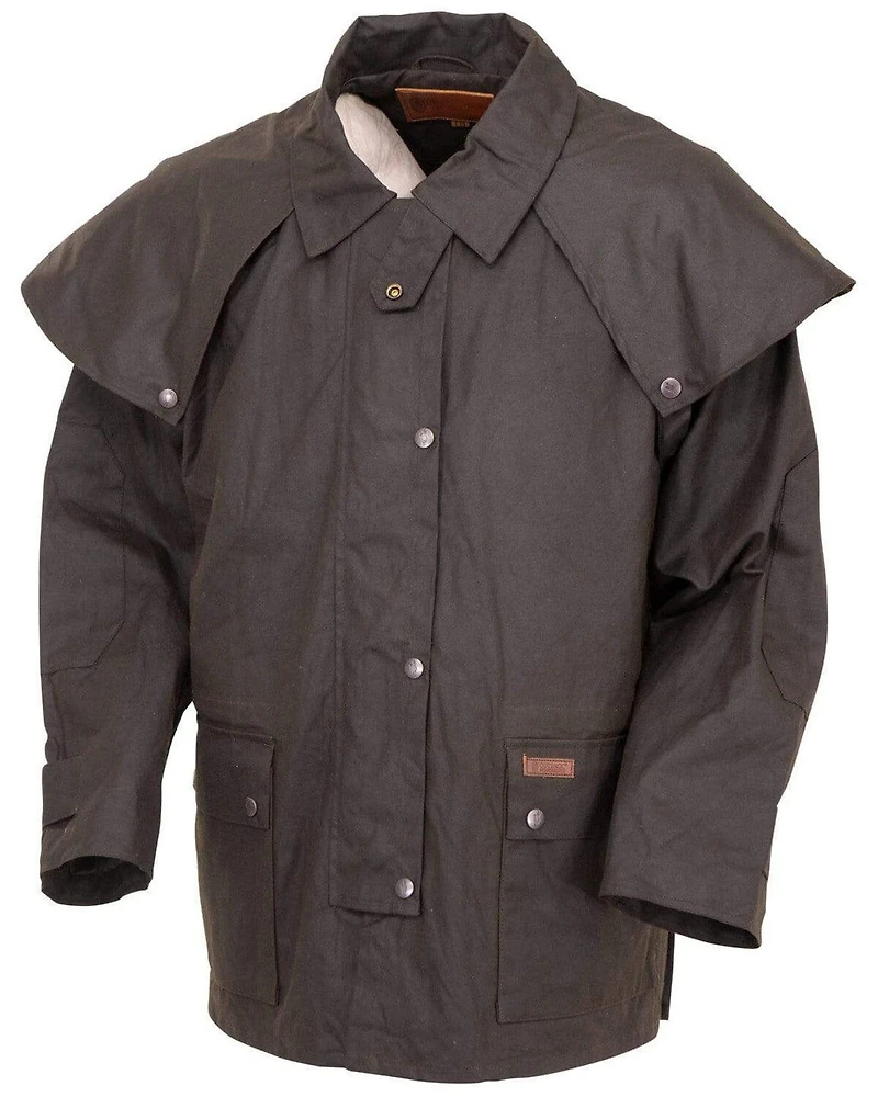 Outback Unisex Short Oilskin Jacket