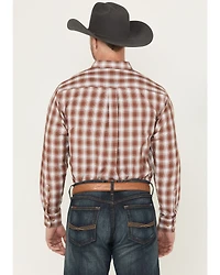 Ariat Men's Cruz Pro Series Plaid Print Long Sleeve Button-Down Stretch Western Shirt
