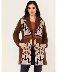 Idyllwind Women's Winton Southwestern Print Button-Down Coat