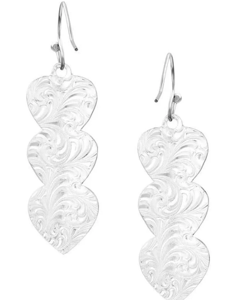 Montana Silversmiths Women's Pure Heart Earrings