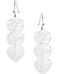 Montana Silversmiths Women's Pure Heart Earrings