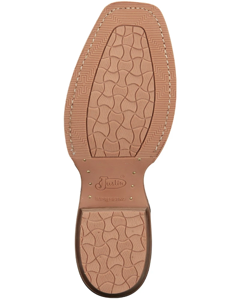 Justin Women's Mayberry Umber Western Boots - Square Toe