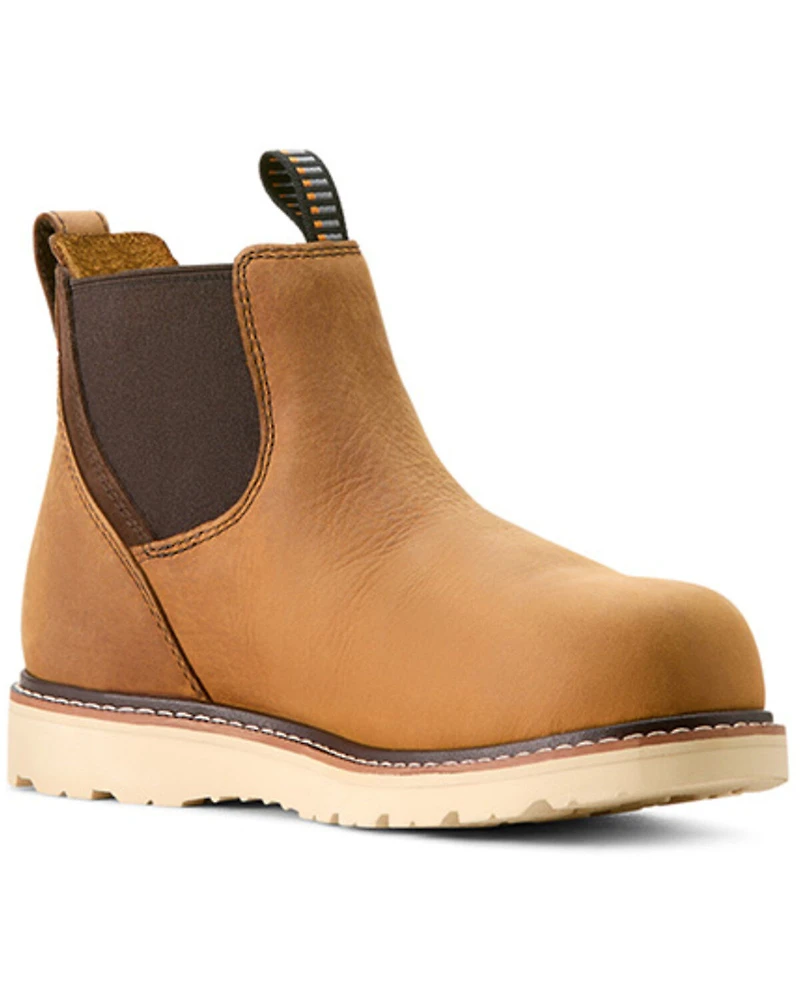 Ariat Women's Rebar Wedge Chelsea Waterproof Work Boots - Composite Toe