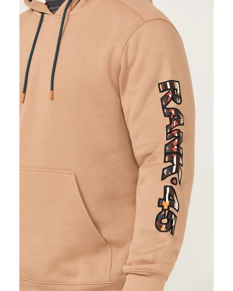 RANK 45® Men's Logo Southwestern Print Hooded Sweatshirt