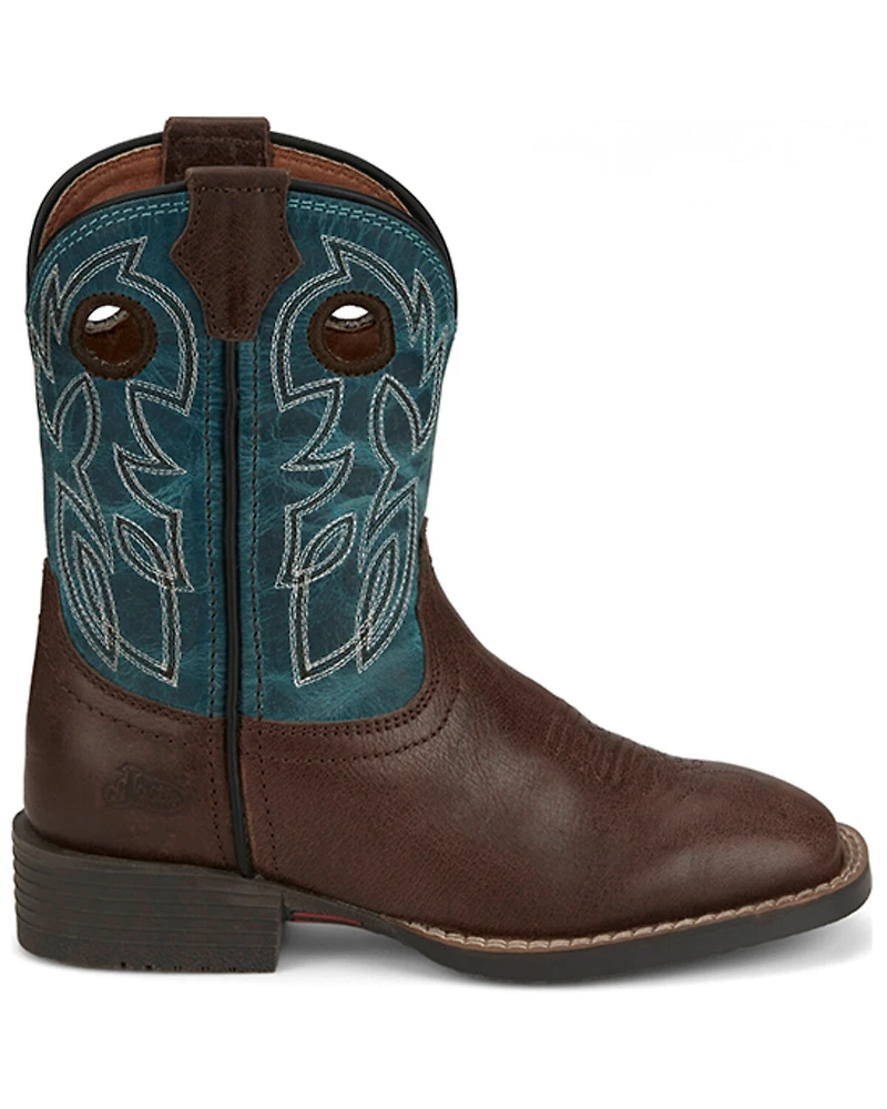 Justin Boys' Bowline Western Boots - Square Toe