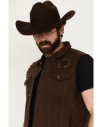 Moonshine Spirit Men's Revolt Trucker Cutoff Vest