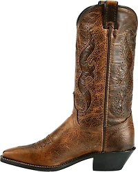 Abilene Women's 11" Tooled Inlay Western Boots
