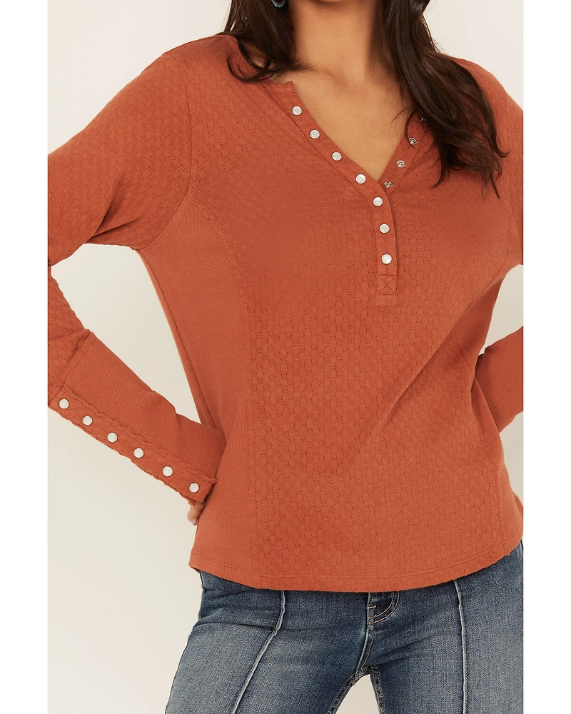 Idyllwind Women's Pearl Knit Henley Shirt