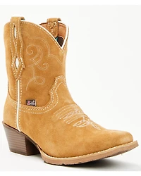 Justin Women's Gypsy Suede Western Booties - Square Toe