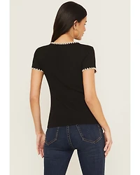 White Crow Women's Ribbed Whip Stitch Top