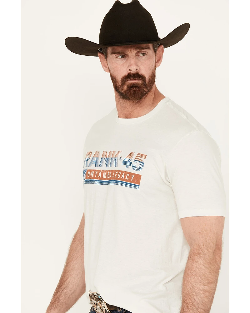 Rank 45® Men's Stria Short Sleeve Graphic T-Shirt