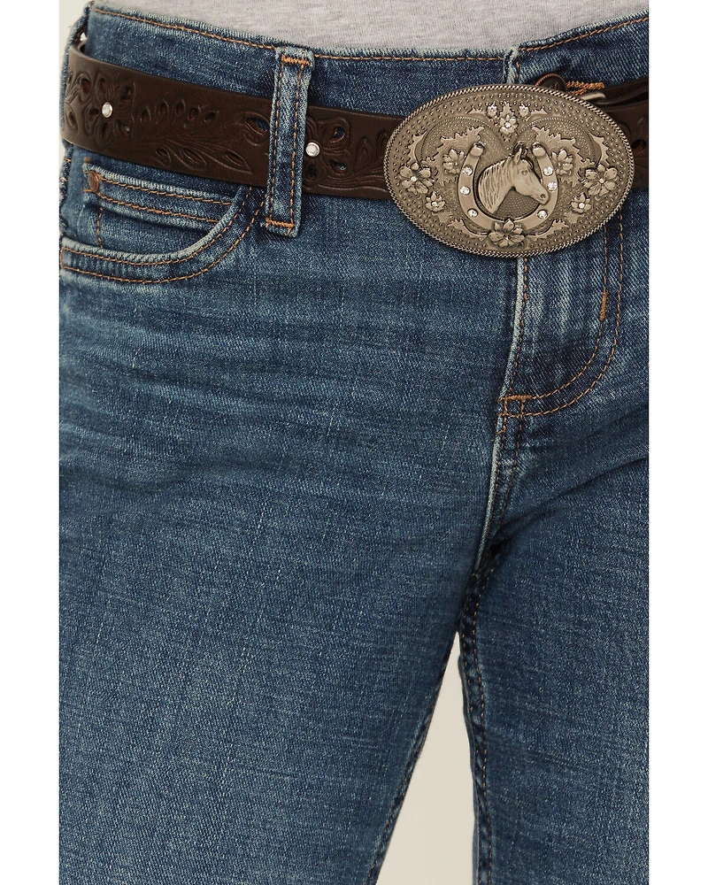 Wrangler Girls' Bootcut Stretch Denim Jeans