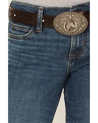 Wrangler Girls' Bootcut Stretch Denim Jeans