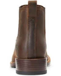 Ariat Men's Booker Distressed Brown Ultra Full-Grain Leather Ankle Boot - Round Toe
